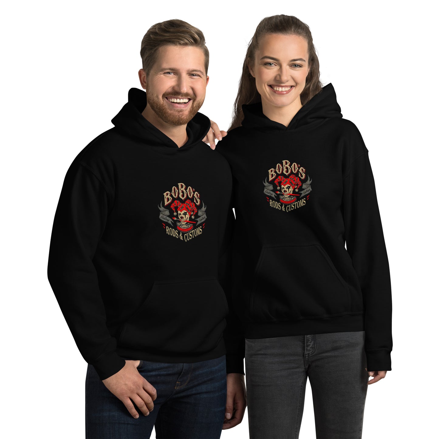 Bobo's Paintbrush Clown | Unisex Hoodie