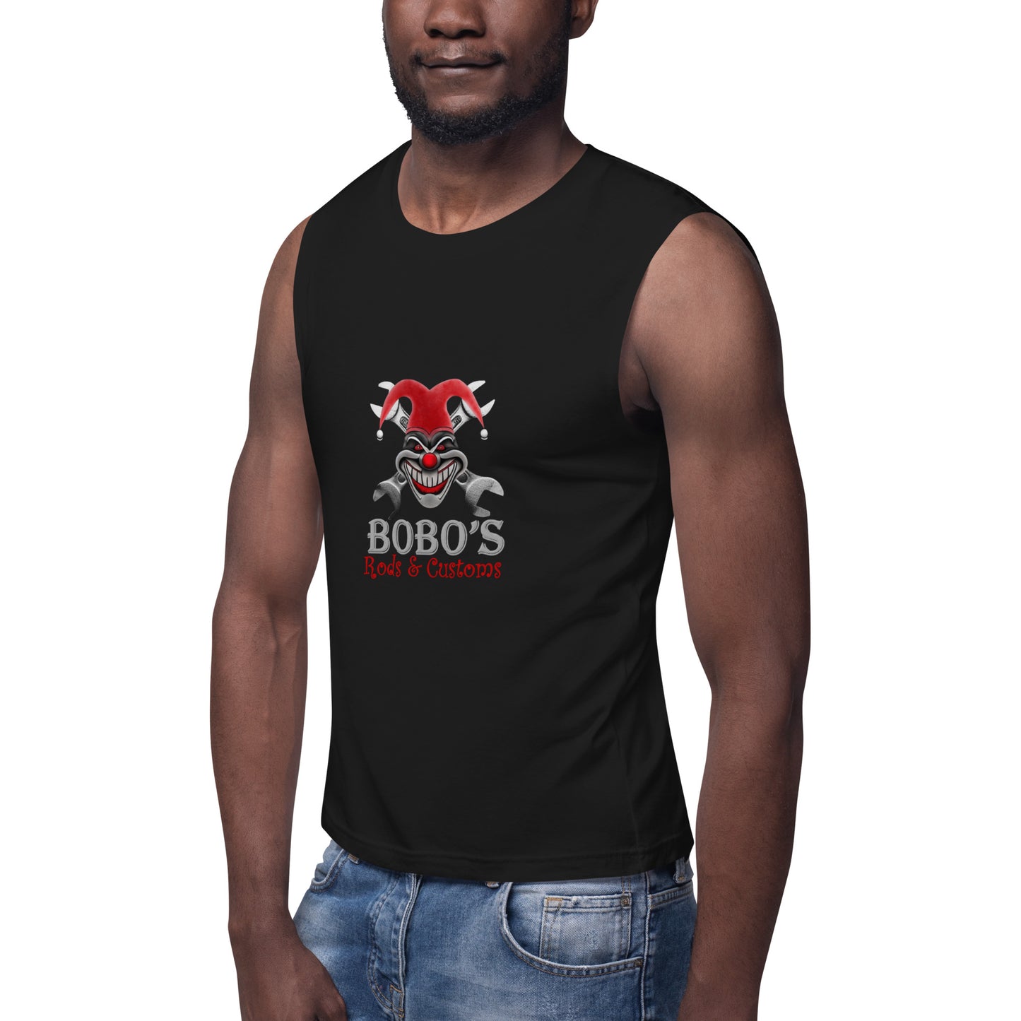 A Bobo's Rods & Customs Muscle Shirt-Unisex