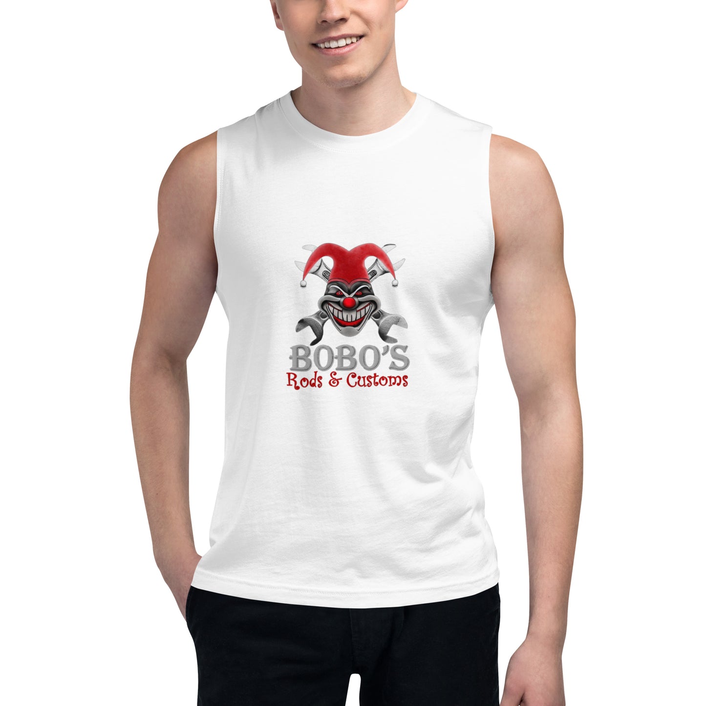 A Bobo's Rods & Customs Muscle Shirt-Unisex