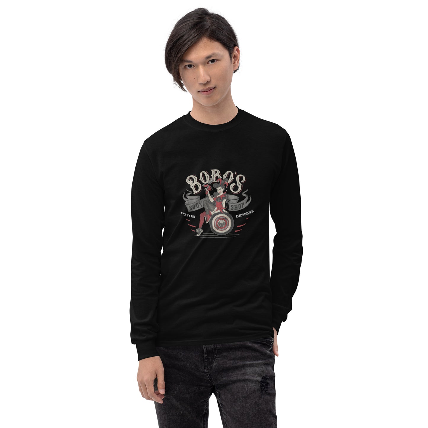 Bobo's Rods & Customs Men’s Long Sleeve Shirt