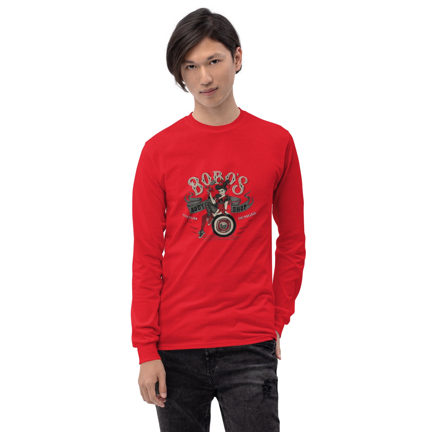 Bobo's Rods & Customs Men’s Long Sleeve Shirt