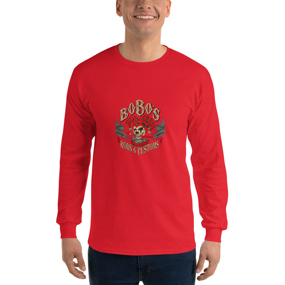 Bobo's Rods & Customs Men’s Long Sleeve Shirt