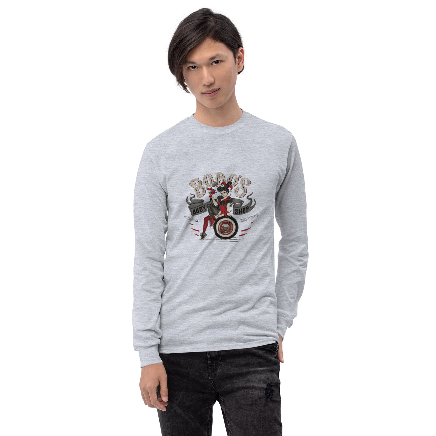 Bobo's Rods & Customs Men’s Long Sleeve Shirt