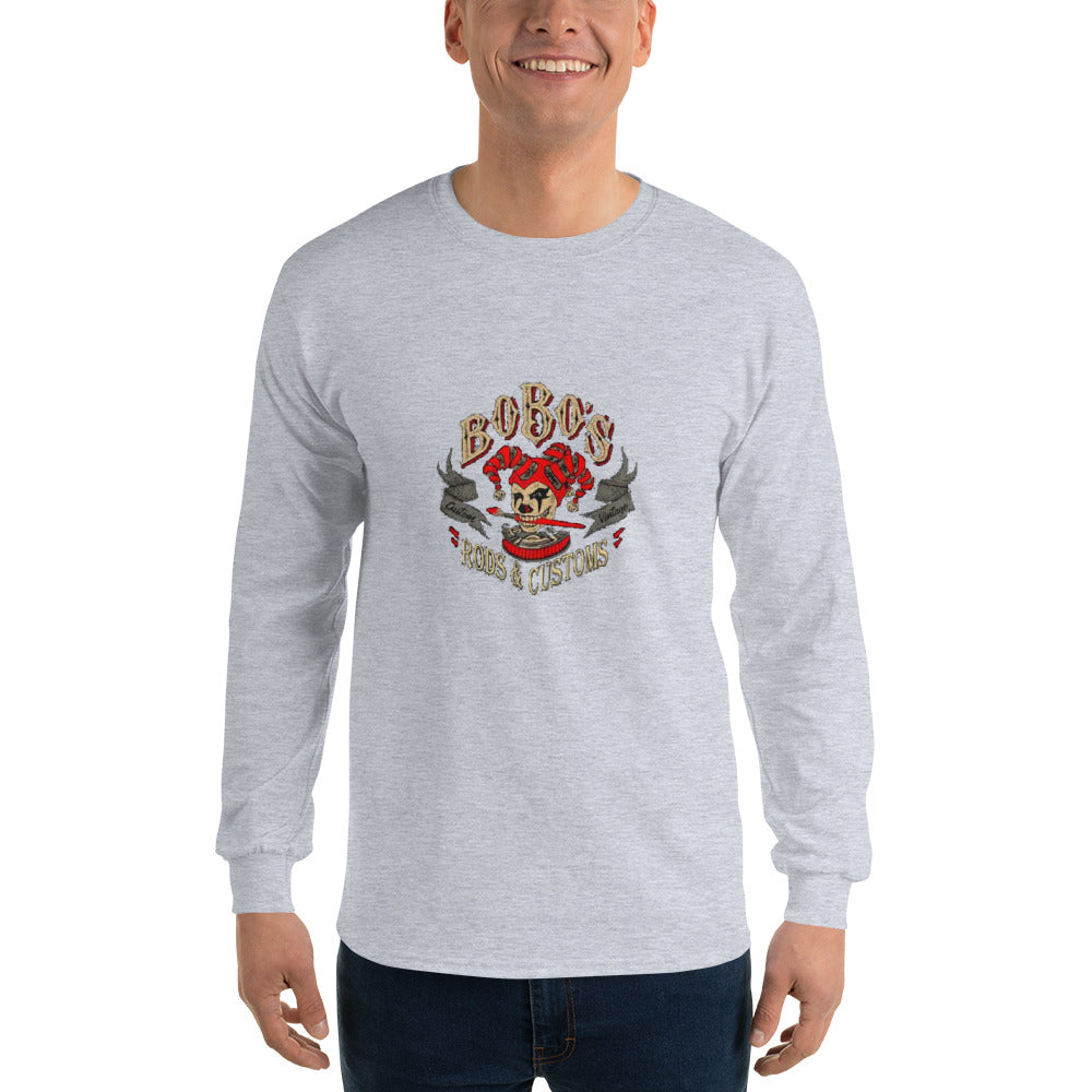 Bobo's Rods & Customs Men’s Long Sleeve Shirt