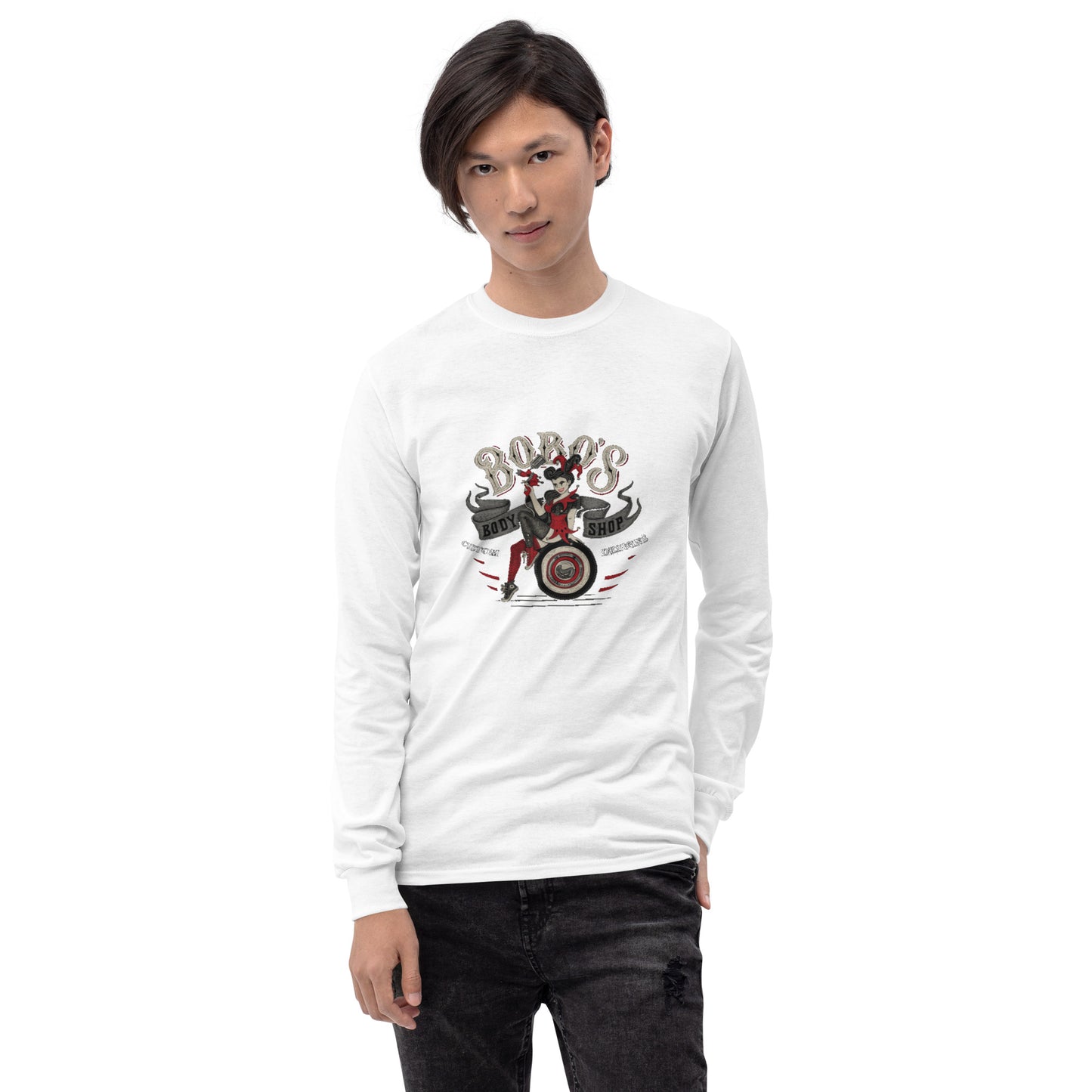 Bobo's Rods & Customs Men’s Long Sleeve Shirt