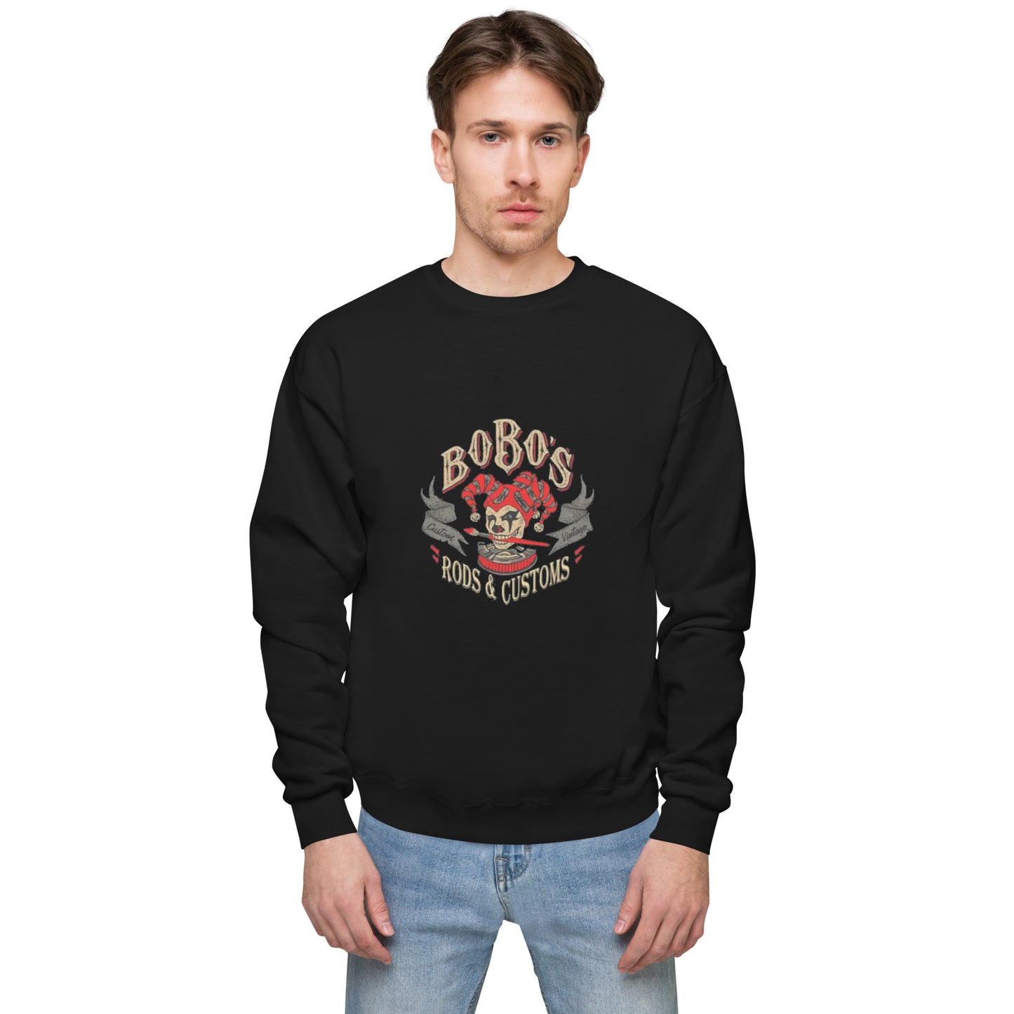 Bobo's Rods & Customs Fleece Sweatshirt