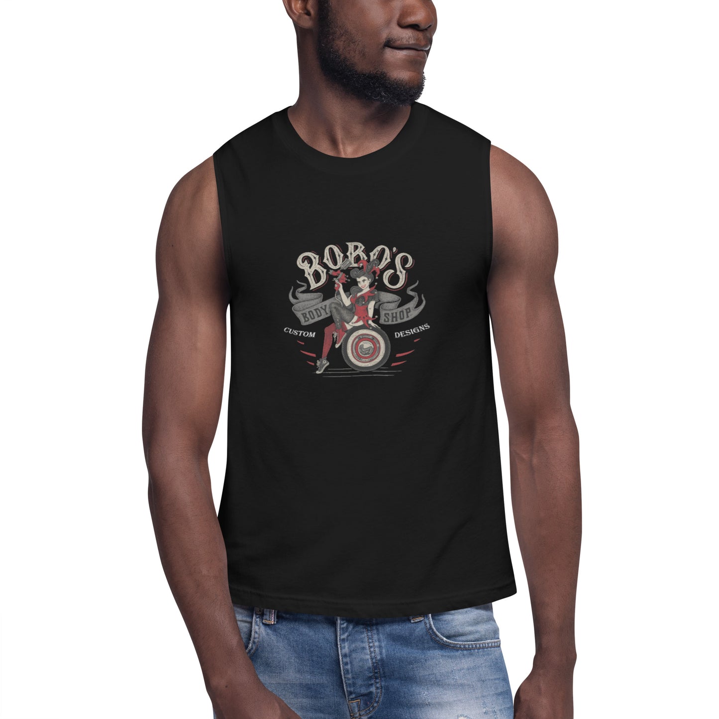 Bobo's Body Shop Tank Top Pin-Up