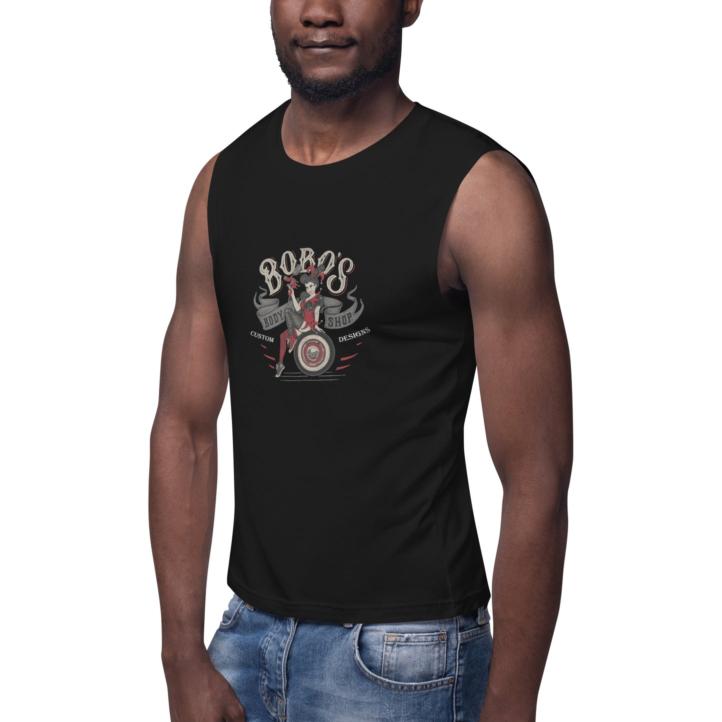 Bobo's Body Shop Tank Top Pin-Up