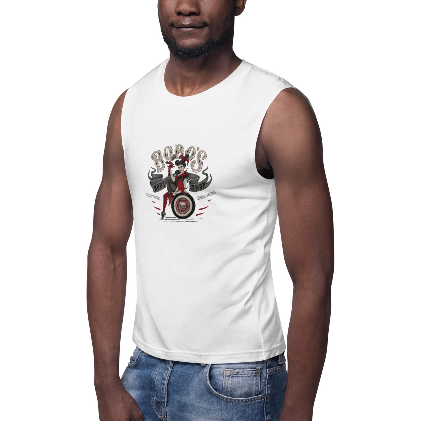 Bobo's Body Shop Tank Top Pin-Up