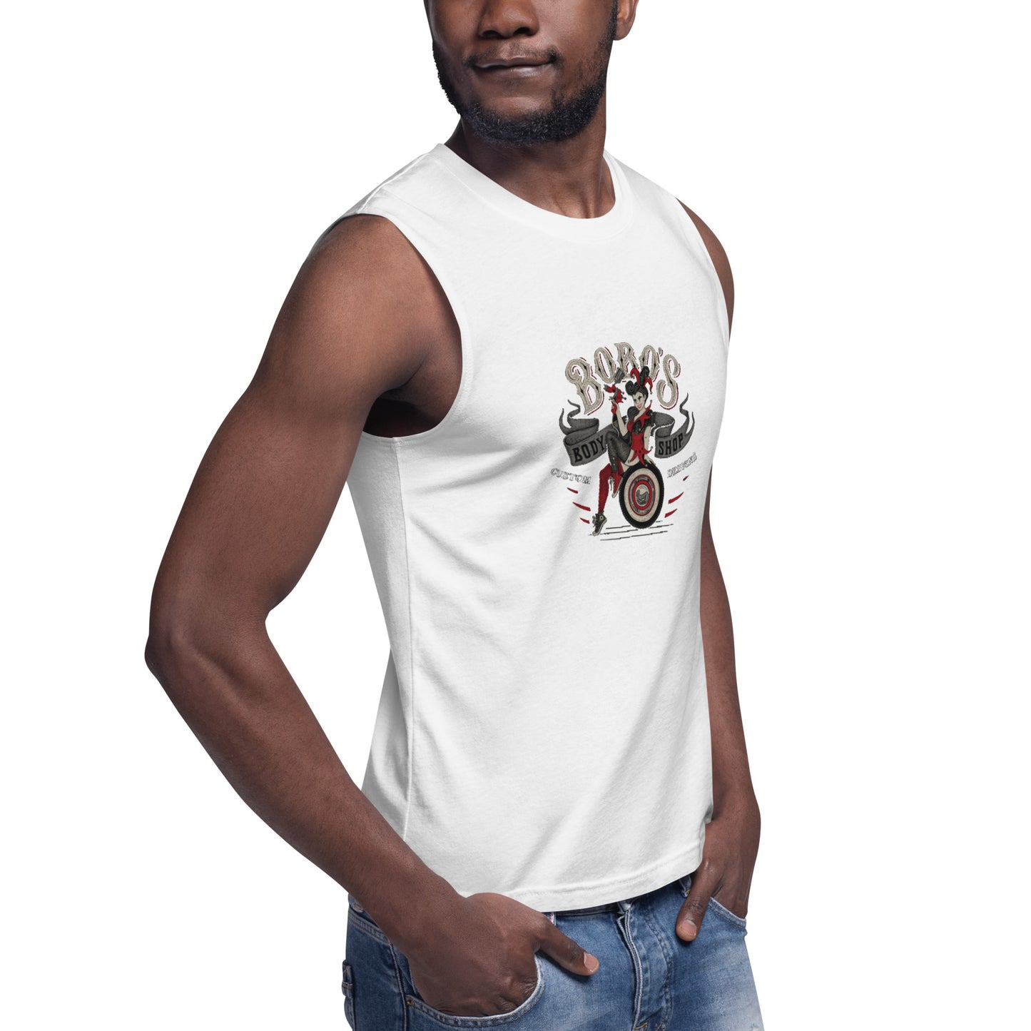 Bobo's Body Shop Tank Top Pin-Up