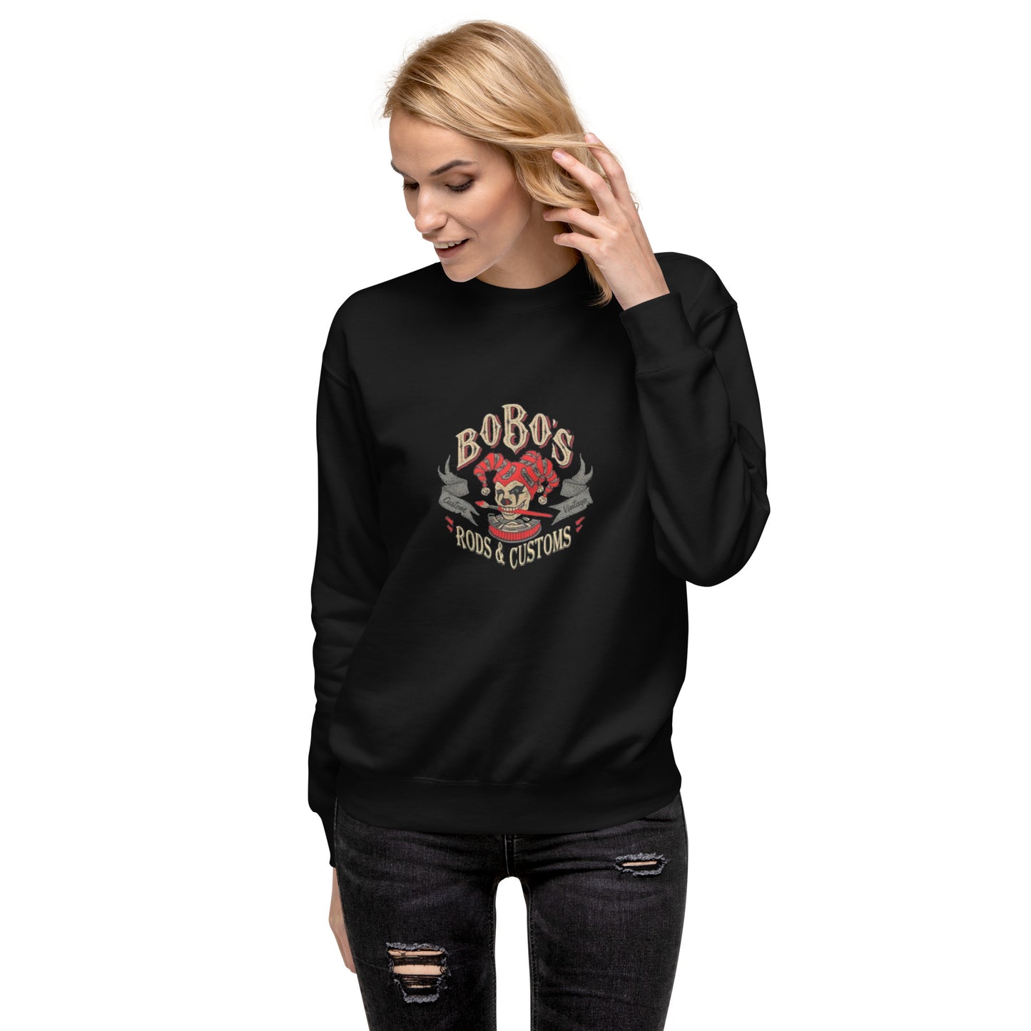 Bobo's Body Shop Pin-Up Premium Sweatshirt