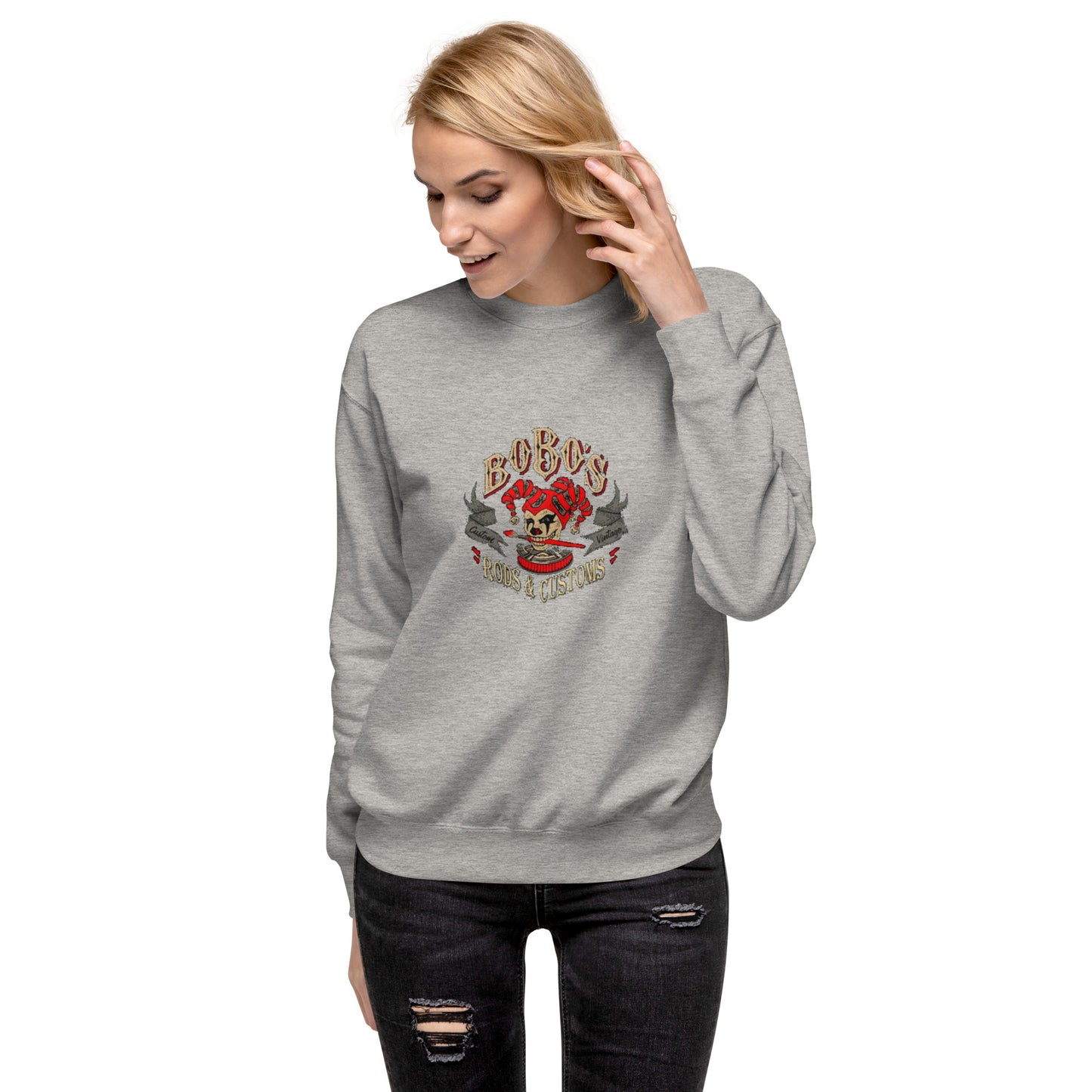 Bobo's Body Shop Pin-Up Premium Sweatshirt