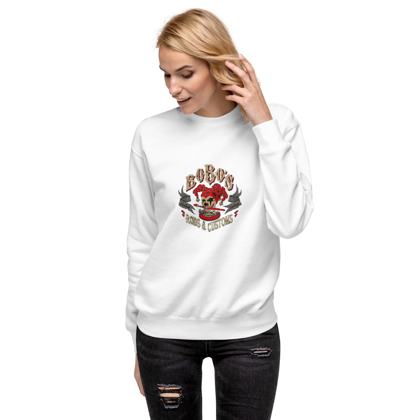 Bobo's Body Shop Pin-Up Premium Sweatshirt